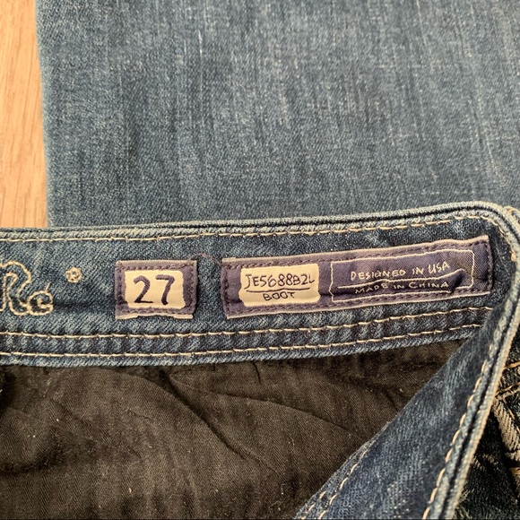 Miss Me boot cut jeans Je5688b2l Size 27 - Picture 4 of 7